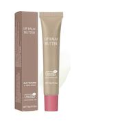 Tinted Shea Butter Lip Balm, Moisturising Vegan Lip Butter for Dry Lips, Natural Coloured Lip Balm with Vanilla Flavour - For Soft Smooth Lips (Vanilla)