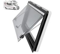 Tinted Sliding Window for Motorhome and Caravan - Hinged Design for Easy Access, Compatible with Various Wall Thickness