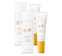 Tinted Sunscreen for Face SPF 50, Universal Tinted Moisturiser SPF50 P Hydrating Dewy Tinted Sunscreens, Hydrating Sun Essence Leaves No Sticky Feeling Sunscreen Against UVA and UVB Rays