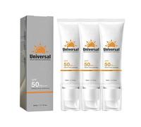 Tinted Sunscreen SPF 50, Korean Sun Care with Natural Tone, No White Cast, Lightweight, Waterproof and Non-Greasy Daily Protection, Brighten Skin Tone Moisturizing Protective for Outdoor(3）