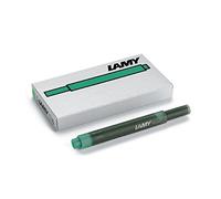 Lamy Unisex T 10 Giant Foundation Pen Ink Cartridge 5 Pack - Green