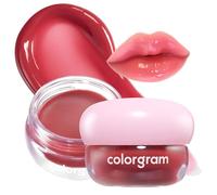 TINTIN DORY LIP JAM 07 FIG JAM Tinted Lip Jam, Moisturising and Volumising Lip Balm with Light, Non-Sticky Formula, Semi-Transparent Colour and Transparent Shine