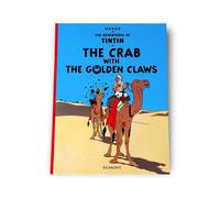 Tintin The Crab with the Golden Claws English Hardback Album Tintin Multicolor