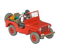 Tintin The Red Willys Jeep 1/24th Scale Model Car