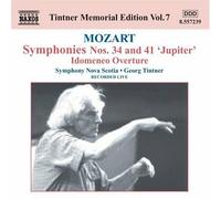 TINTNER:S NOVA SCOTIA - MOZART: TINTNER MEMORIAL 34and41 [CD]