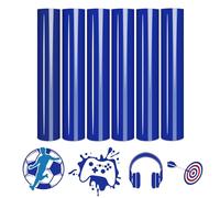 Tintnut Blue Heat Transfer Vinyl,6 Sheets 12" x 10" HTV,Iron on Vinyl for T-Shirts