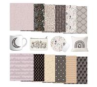 Tintnut Boho Style Sublimation Transfer Paper- 12 Sheets 12inchesx10inches Patterns Sublimation Transfer Ink Sheets Compatible with Cricut or Silhouette