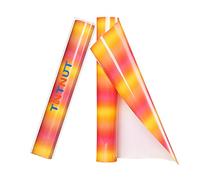 Tintnut Gradient Heat Transfer Vinyl Roll - 12 inch x 5 ft Dusk Ombre Sunset Dyeing Iron on Vinyl Pattern Printed HTV DIY Canvas Bag T-Shirts Handbags Hats Crafts for Cricut Silhouette Cameo