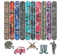 Tintnut Real Tree Heat Transfer Vinyl - 10 Sheets 12" x 10" Camo Pattern Iron on Vinyl for Hunter Outdoor Camouflage Printed HTV DIY T-Shirts Handbags Hat Pants Craft