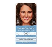 Tints of Nature 5N Natural Light Brown Permanent Hair Dye, Vegan 130ml | Achieves gorgeous light brown tones while nourishing and strengthening, Ammonia-free provides long-lasting grey coverage