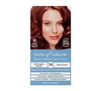 Tints of Nature 7R Soft Copper Blonde Permanent Hair Dye, Vegan 130ml | Creates warm soft copper blonde tones while deeply conditioning every strand, Ammonia-free provides lasting grey coverage