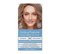 Tints of Nature 8C Ash Blonde Permanent Hair Dye, Vegan 130ml | Delivers beautiful ash blonde tones while conditioning and strengthening, Ammonia-free formula provides full grey coverage