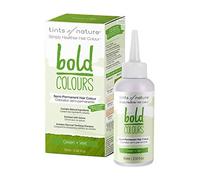 Tints of Nature Bold Colour Green Semi-Permanent Hair Dye, Ammonia-Free and Damage-Free Colouring, 70ml