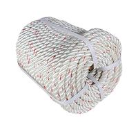 TINVHY 1/2Inch x 150FT Arborist Bull Rope, High Strength Double Braid Polyester Rope, Tree Rigging Line Utility Rope for Halyard, Sailboat Weathered Line, Tree Work, Camping, Swings, Tying Goods