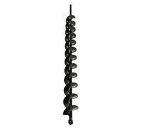 TINVHY 1.75Inch Wide 24Inch Long Metal Earth Auger Drill Bit, Garden Plant Flower Bulb Rapid Planter Bulb Compatible Auger Machine Head with 8mm Diameter Non-Slip Hex Shank