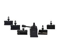 TINVHY AXA Wedge Type Quick Change Tool Post Set 250-111, Tool Post for Mini Lathe Swing 6-12 CNC Lathe Tool Holder