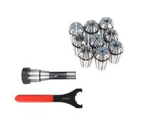 TINVHY Knife Handle ER-32 R8 7/16in + 25-45 Wrench Thread Collet Chuck Holder CNC Milling Shank