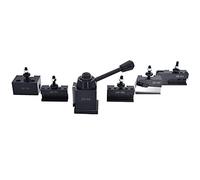 TINVHY OXA Wedge Type Tool Post Set 250-000, Tool Post for Mini Lathe Up to 8 CNC Lathe Tool Holder