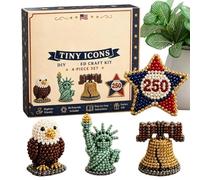 Tiny 3D Bead Animals Making - Small Handmade Craft Supplies - Handmade Cute Beaded Animal Kit - for Beginners Kids Men Women Hobbyists Enthusiasts Home Classroom