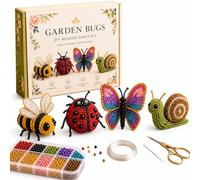Tiny 3D Beaded Animal DIY Kit, 3D Beaded Animal Kit, with 4 Cute Designs and Instructions, 3D Animals Themed Beadwork Kit for Beginners & Craft Enthusiasts (Bugs KIT)
