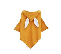 Tiny Alpaca | Organic Cotton Baby Towel | 75x75 cm| Gender Neutral | Bunny Towel (Tumeric)