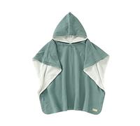 Tiny Alpaca Organic Cotton Baby Towel Poncho 68x68 cm Gender Neutral Organic Poncho (Sage)