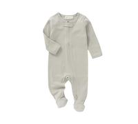 Tiny Alpaca Organic Cotton Newborn Sleepsuit 0-2 Years Gender Neutral Baby Clothes Baby Shower (Oatmeal, 3-6 Months)