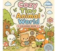 Tiny Animal World Coloring Book