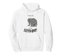 Tiny Ant to the Elephant - 90's Hymn Funny Size Contrast Pullover Hoodie