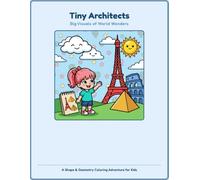 Tiny Architects: Big Visuals of World Wonders: Fun Shape Quests and Bold Coloring Pages for Kids Ages 3-8 (Big Ideas for Little Minds)