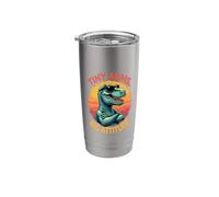 Tiny Arms Big Attitude - Funny T Rex Vibe Stainless Steel Insulated Tumbler