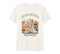 Tiny Bakers Big Delights Cute Cat Bakery Crew Illustration Premium T-Shirt