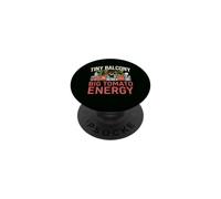 Tiny Balcony Big Tomato Energy Urban Gardener Humor PopSockets Adhesive PopGrip