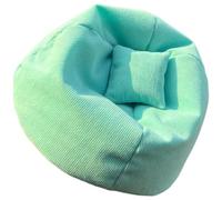 Tiny Bean Bag Sofa With Cushioned Seat Decorative Tiny Furniture For 15-17cm Action Figures Collectible Display Piece Doll Sofa Set With Cushion Pillow