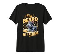 Tiny Beard Big Attitude Scottish Terrier Scottie Dog Premium T-Shirt