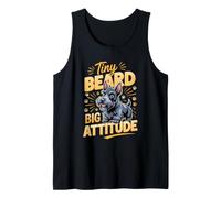 Tiny Beard Big Attitude Scottish Terrier Scottie Dog Tank Top