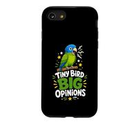 Tiny Bird Big Opinions Parrot Case for iPhone SE (2020) / 7/8