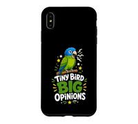 Tiny Bird Big Opinions Parrot Case for iPhone XS Max