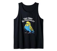 Tiny Bird Big Personality Funny Budgie Owner Tank Top
