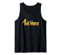 Tiny Bird Big Voice Funny Canary Owner Tank Top