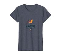 Tiny Birds, Massive Appeal: Charming Avian Whimsy T-Shirt, Women, Heather Blue, S