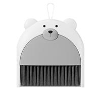 Tiny Broom and Dustpan Set, Mini Hand Brush Desktop Cleaning Tool, Cartoon Sweep Set for Keyboard, Home, School, Office, Backpack, Portable Use