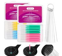Tiny Brushes for Cleaning Shower Head, Shower Head Nozzle Cleaner, Clog Removal Tool Small Holes Cleaning Brushes for Home and Kitchen, 30 Pieces