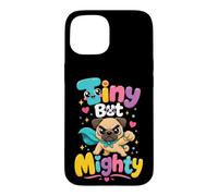 Tiny But Mighty Cute Pug Case for iPhone 15