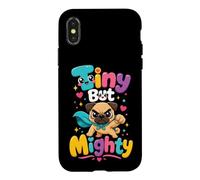 Tiny But Mighty Cute Pug Case for iPhone X/XS