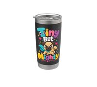 Tiny But Mighty Cute Pug Stainless Steel Insulated Tumbler