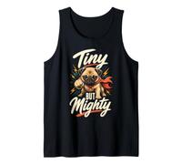 Tiny But Mighty Cute Pug Tank Top