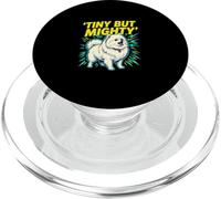Tiny But Mighty Dog Lover Enthusiast Pet Owner PopSockets PopGrip for MagSafe