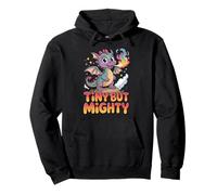 Tiny But Mighty Dragon Fantasy Positivity Pullover Hoodie