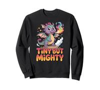 Tiny But Mighty Dragon Fantasy Positivity Sweatshirt